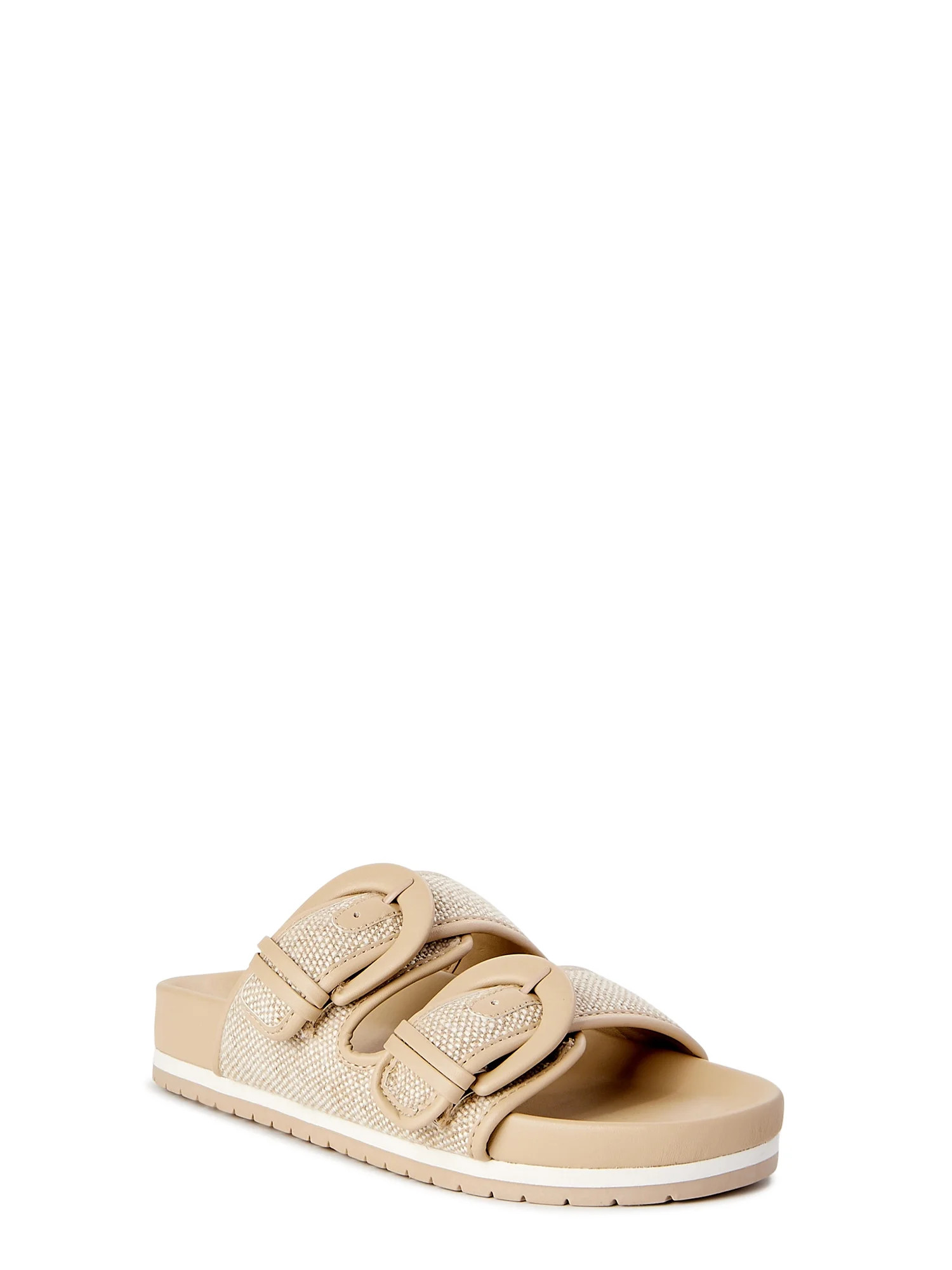 Time and Tru Women's Dressy Footbed Slide Sandal - Walmart.com | Walmart (US)