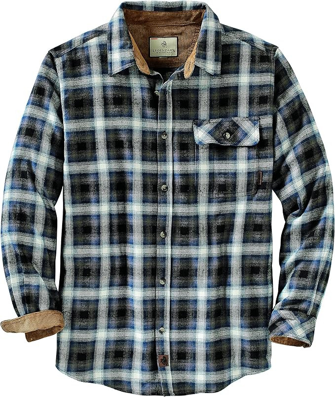 Legendary Whitetails Men's Buck Camp Flannel Shirt | Amazon (US)
