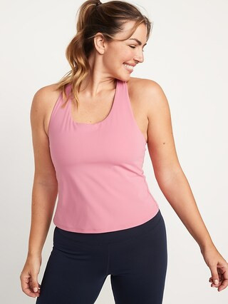 PowerSoft Cropped Shelf-Bra Tank Top for Women | Old Navy (US)