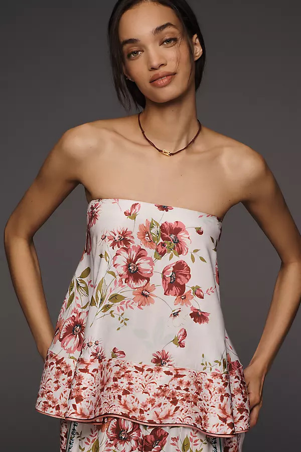 Jessica Strapless Swing Top by Maeve | Anthropologie (US)