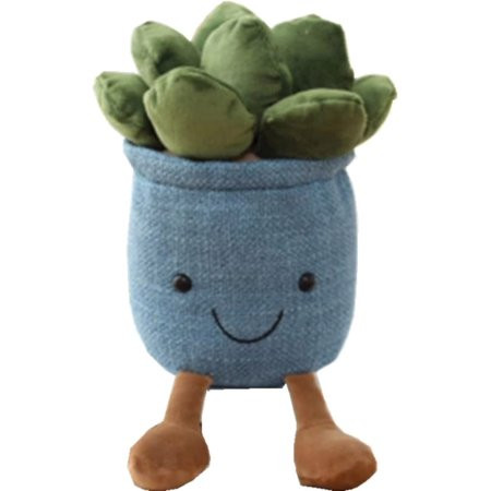 9.8 inch Succulents Plush Toy. Flower Pot Stuffed Plushie Pillow Decoration. Cute Soft Plants Throw  | Walmart (US)