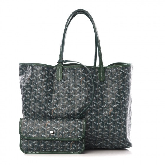 GOYARD Goyardine Saint Louis PM Green | Fashionphile