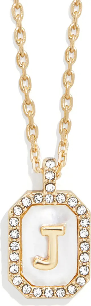 BaubleBar Initial Pendant Necklace | Nordstrom | Nordstrom