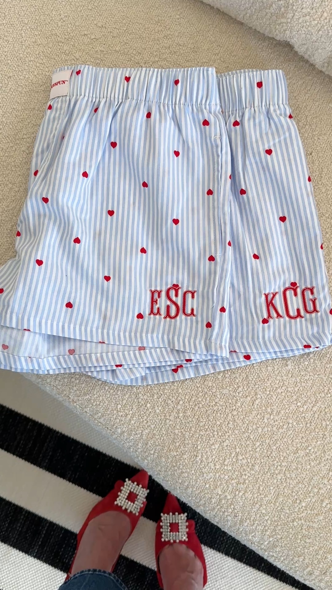 Grabbed the Walmart boxers and has them monogrammed for my boys girlfriends as a little v-day happy! 🩷

#LTKValentine #LTKOver40 #LTKmomlife