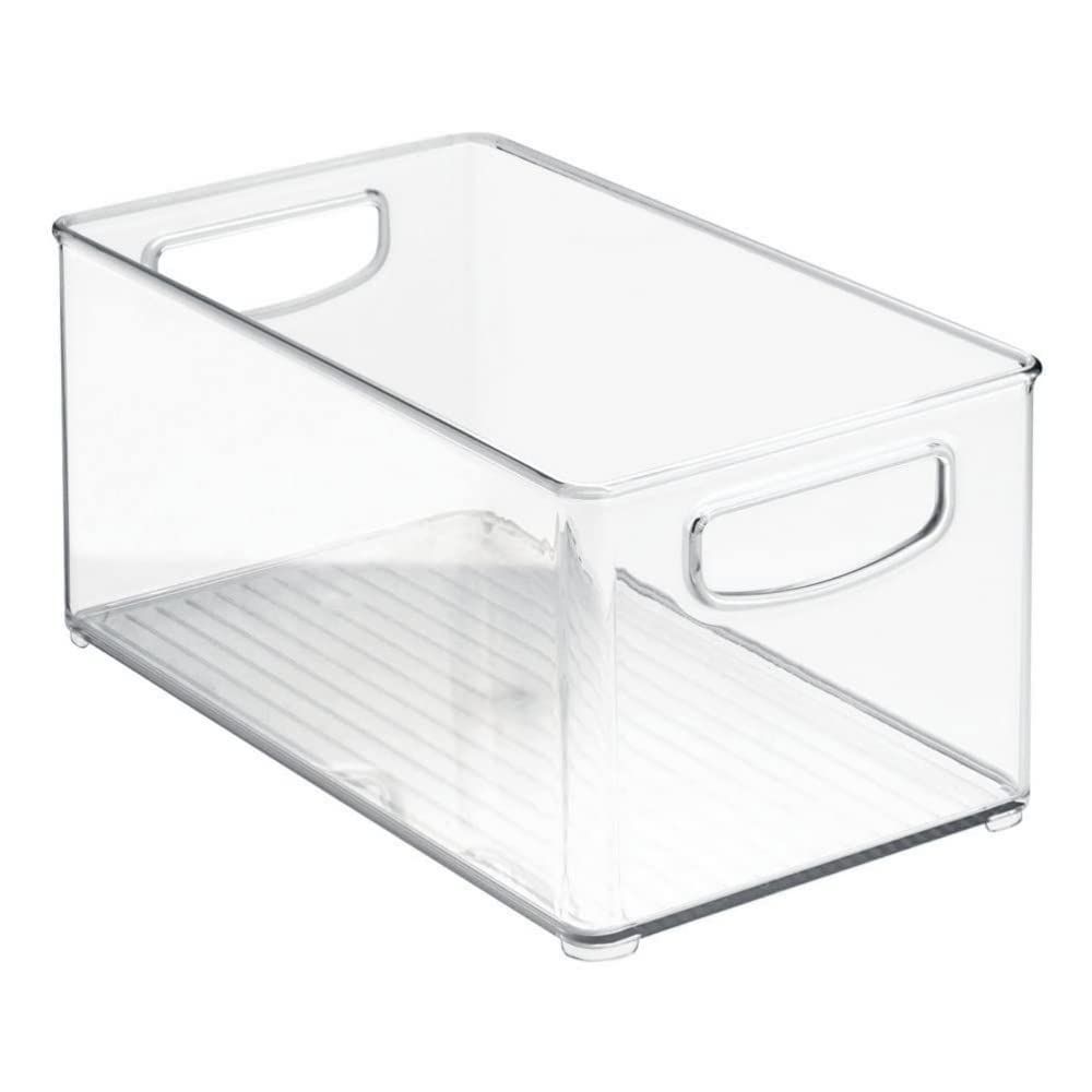 iDesign Fridge Organiser, Stackable Storage Container with Handles, Large BPA-free Clear Drawer O... | Amazon (UK)