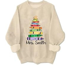 Pamaheart Personalized Teacher Sweatshirt, Custom Teacher Sweatshirt, Custom Text On Sleeve Sweat... | Amazon (US)