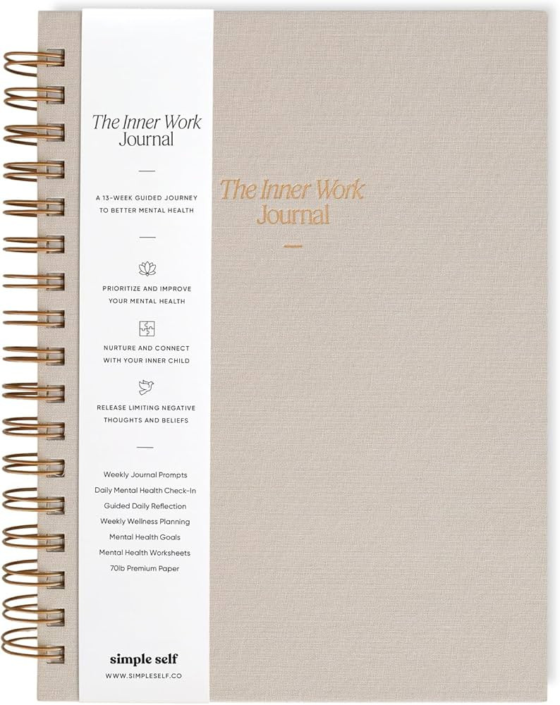 The Inner Work Journal: A Guided Journey to Better Mental Health (Sand) | Amazon (US)