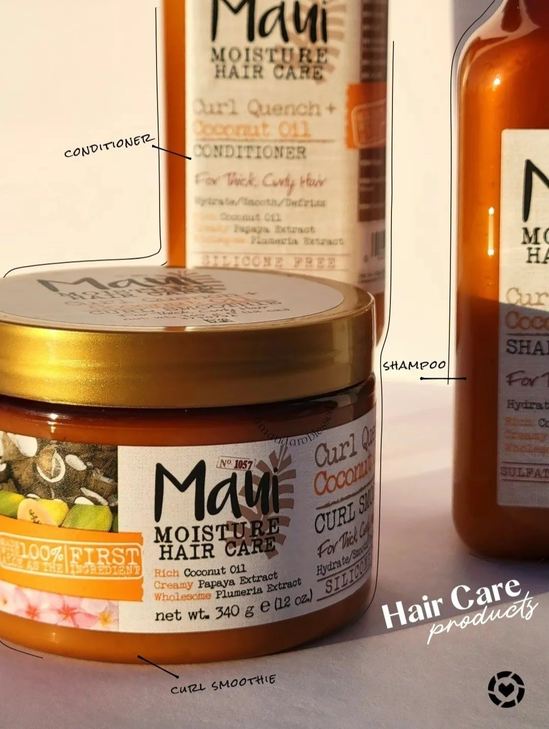 MauiCurl Quench + Coconut Oil Anti Frizz Shampoo, Conditioner, & Curl Smoothie - I wanted to try something new for my curls since after awhile it feels like my hair gets used to the same products.. every single product from this brand smells sooo good & I LOVE their packaging 😍 Remember get a price drop notification if you heart a post/save a product 😉 

✨️ P.S. if you follow, like, share, save, or shop my post (either here or @coffee&clearance).. thank you sooo much, I appreciate you! As always thanks sooo much for being here & shopping with me 🥹 

| sisterstudio, kathleen post, susiewright, travel outfit, meredith hudkins, wedding guest dress summer, country concert outfit, shorts, 4th of july, hair products, hair care, hair dryer, hair bow, hair clip, hair ties, hair accessories, hair tools, hair style, hair spray, shampoo and conditioner, shampoo dispenser, purple shampoo, dry shampoo, divi shampoo, summer outfits, travel outfit, curling iron, ankle boots, baby carrier, heels, playroom, rugs, nursery, clean beauty, gucci, candle, candle holder, candle warmer, nail polish, Gel nail polish, summer outfits, sisterstudio, spring haul, summer dresses 2024, 2024 trends, 2024 summer, threshold, studio mcgee, brightroom, mainstays, walmart finds, walmart fashion | 
#LTKxelfCosmetics #LTKActive #LTKSummerSales #LTKxNSale #LTKGiftGuide #LTKFestival #LTKSeasonal #LTKActive #LTKVideo #LTKU #LTKover40 #LTKhome #LTKsalealert #LTKmidsize #LTKparties #LTKfindsunder50 #LTKfindsunder100 #LTKstyletip #LTKbeauty #LTKfitness #LTKplussize #LTKworkwear #ltkunder100 #LTKswim #LTKtravel #LTKshoecrush #LTKitbag #LTKbaby#LTKbump #LTKkids #LTKfamily #LTKmens #LTKwedding #LTKbrasil #LTKaustralia #LTKAsia #LTKbaby #LTKbump #LTKfit #ltkunder50 #LTKeurope #liketkit @liketoknow.it

