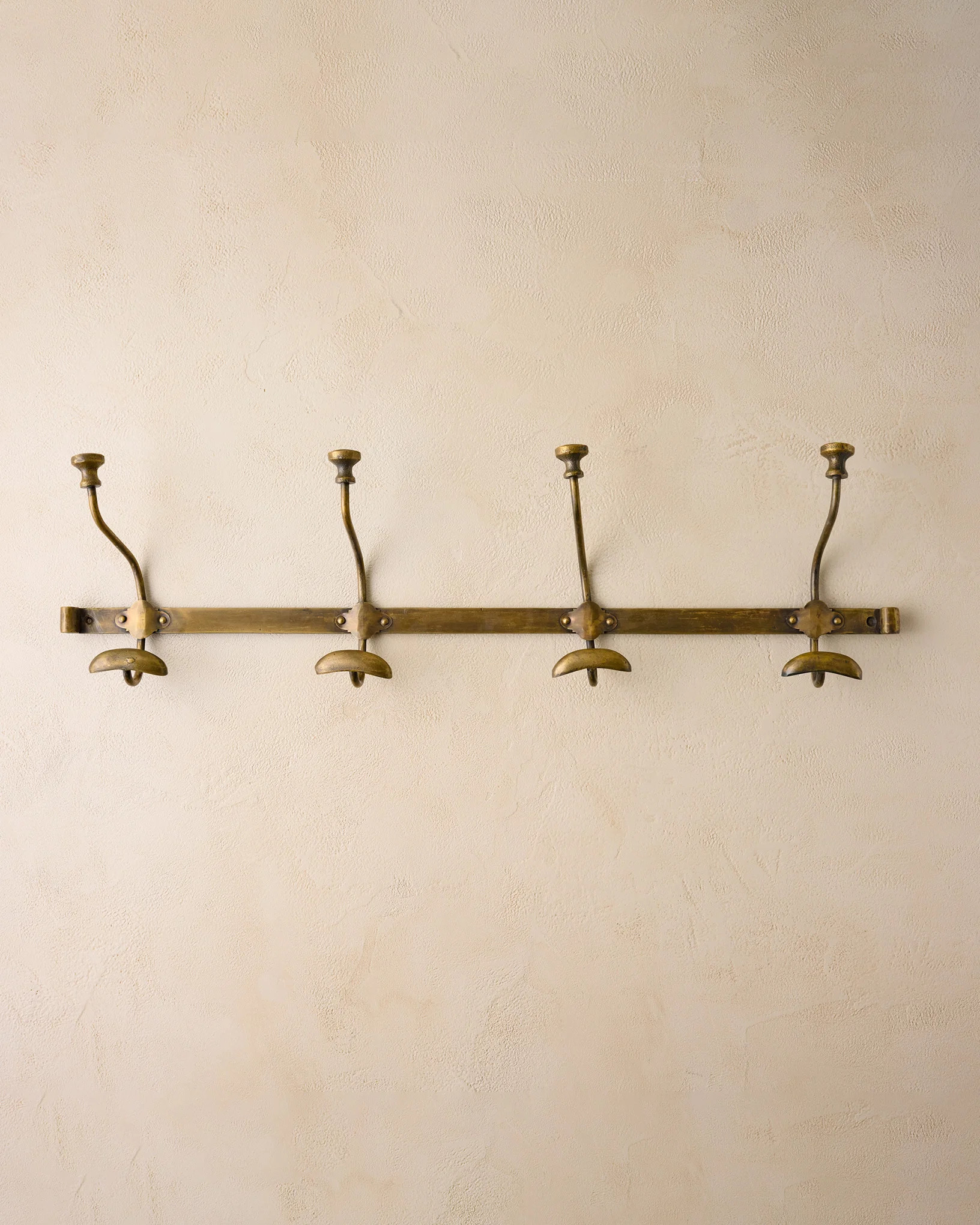 Duke Antique Brass Metal Wall Hooks | Magnolia