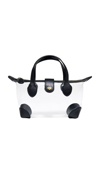 Stoney Clover Lane Clear Micro Pouchette in Black. | Revolve Clothing (Global)