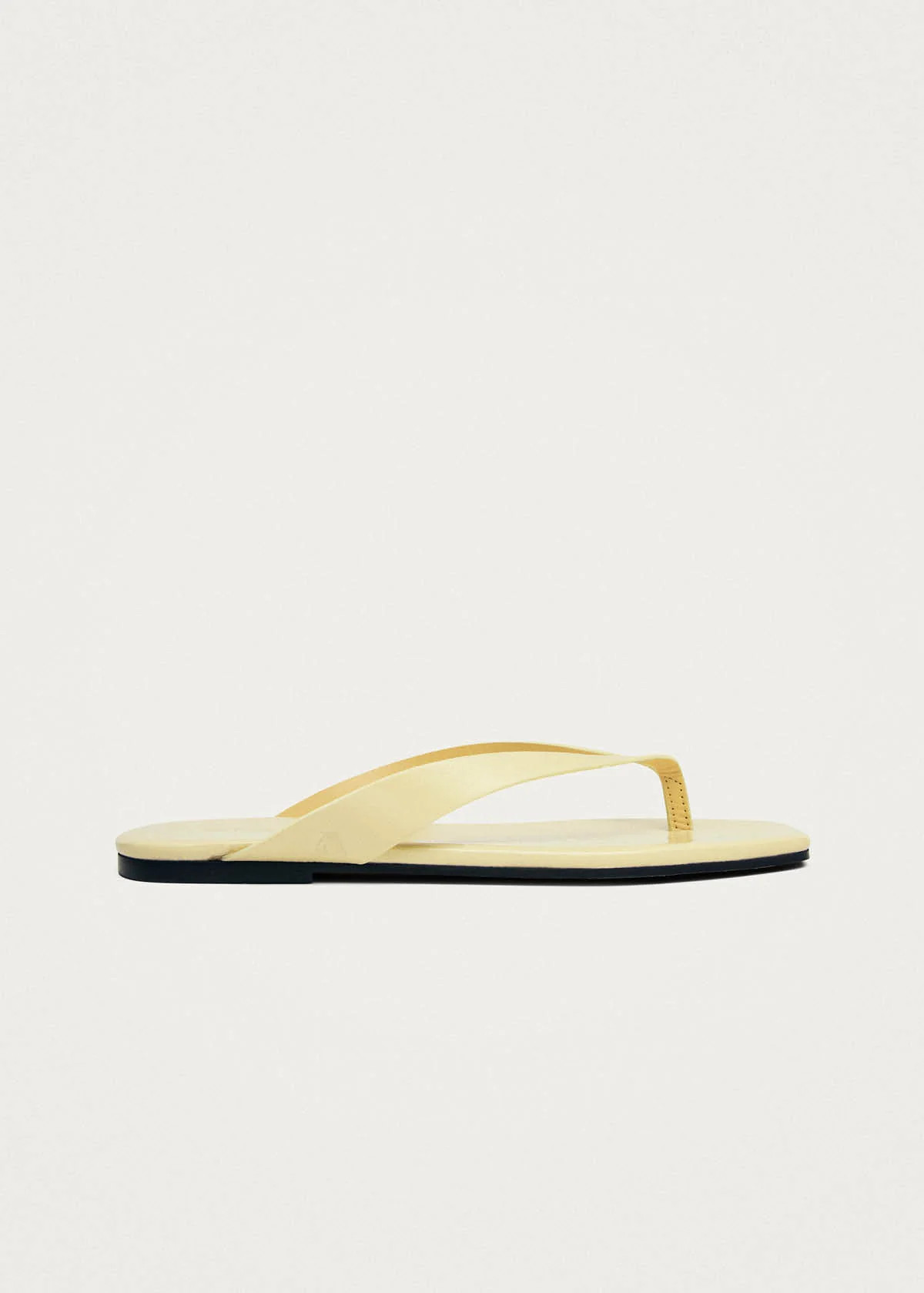 Ola Pale Yellow Leather Sandals | ALOHAS (Global)