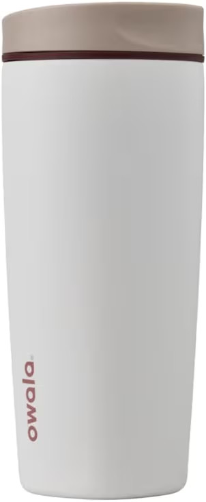 Owala SmoothSip Slider Insulated Stainless Steel Coffee Tumbler, Reusable Iced Coffee Cup, Hot Co... | Amazon (US)