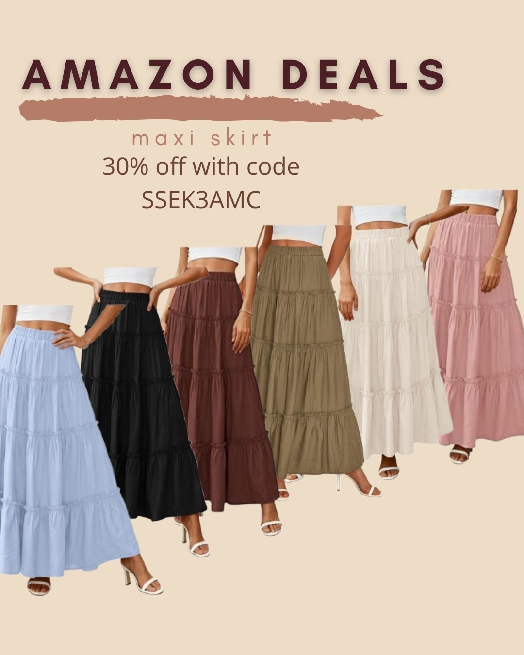 $15 ends 1/18

Amazon fashion
Amazon deals
Maxi skirt


#LTKFindsUnder50 #LTKSaleAlert