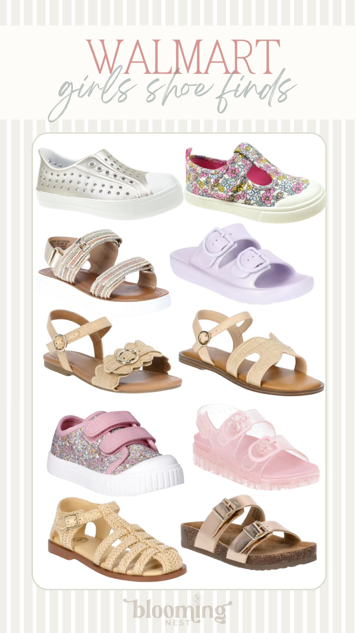 Cutest shoes at Walmart right now for baby, toddler, and big girl! 

THEBLOOMINGNEST shoes sandals spring summer Easter 

#LTKSeasonal #LTKShoeCrush #LTKKids