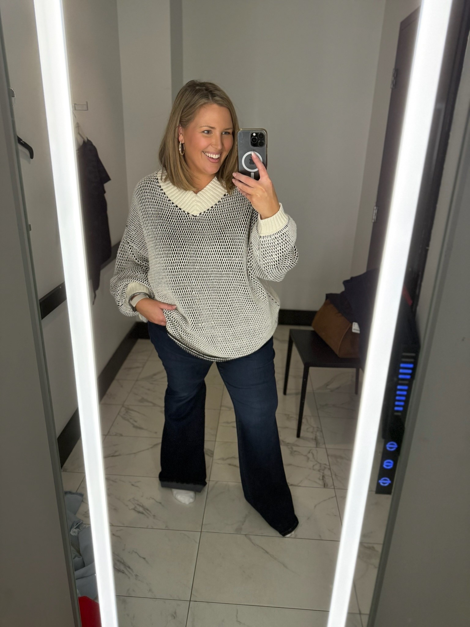 Wearing a XL, jeans are 20!

Plus size fashion, everyday outfit ideas, in store try on haul, mom style, fall fashion, nyc outfit ideas, midsize fashion

#LTKPlusSize #LTKOver40 #LTKMidsize