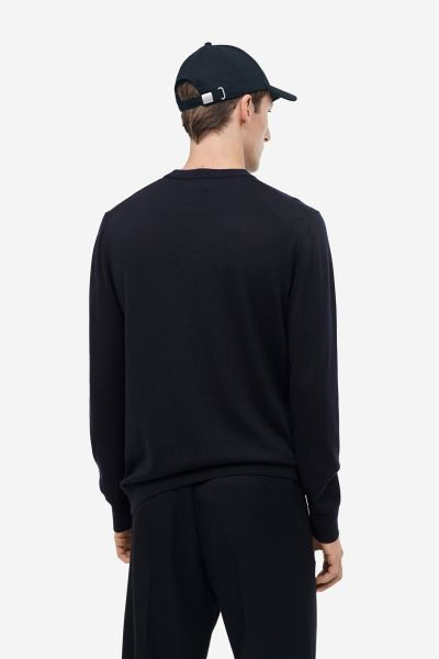 Slim Fit Merino Wool Sweater | H&M (US + CA)