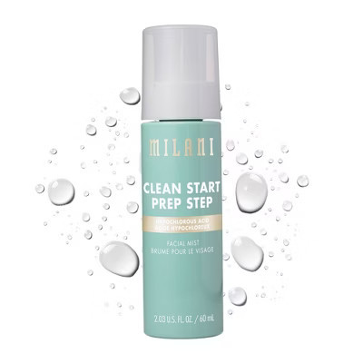 Milani Clean Start Prep Step Hypochlorous Acid Facial Mist - 2.03 fl oz | Target