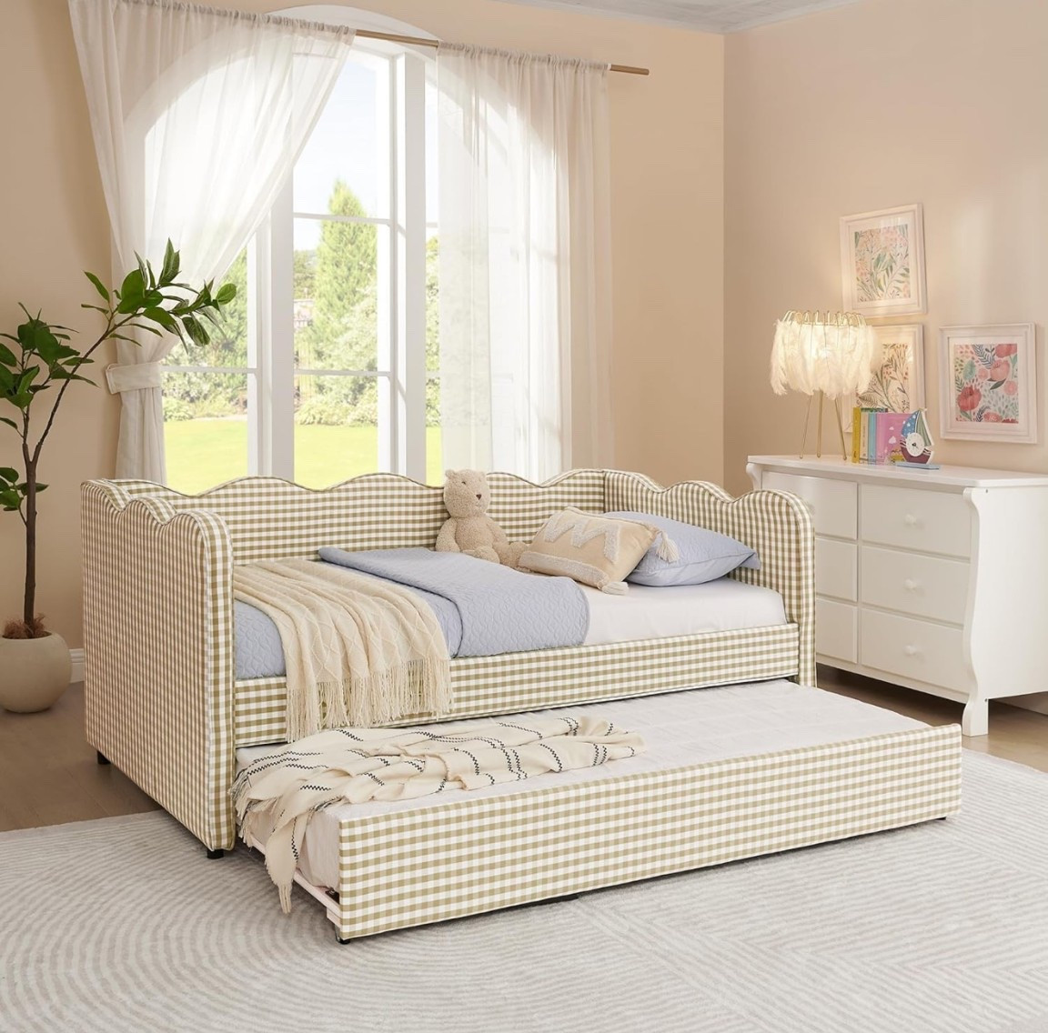 Been looking for a day bed that turns into a king for when my toddler moves to a big boy bed. This will be nice for when guests are visiting & it’s so cute!! 

amazon//bed//kids

#LTKKids #LTKHome #LTKBaby