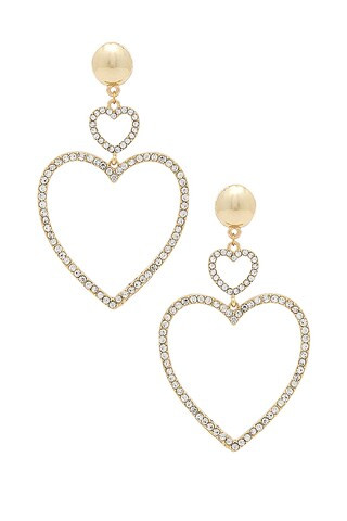 Two Hearts Drop Earrings
                    
                    Ettika | Revolve Clothing (Global)