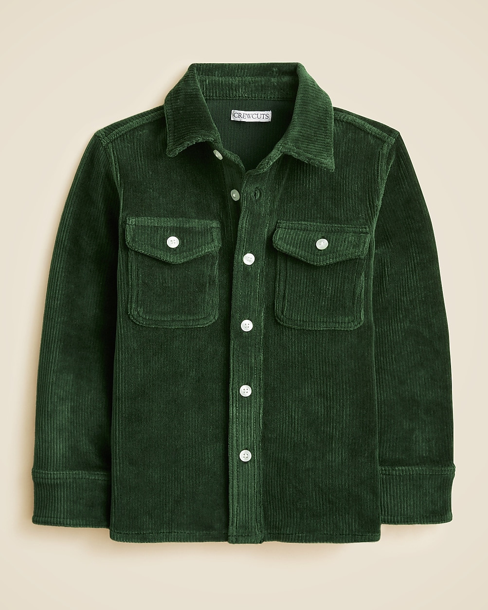 Kids' knit corduroy shirt | J. Crew US