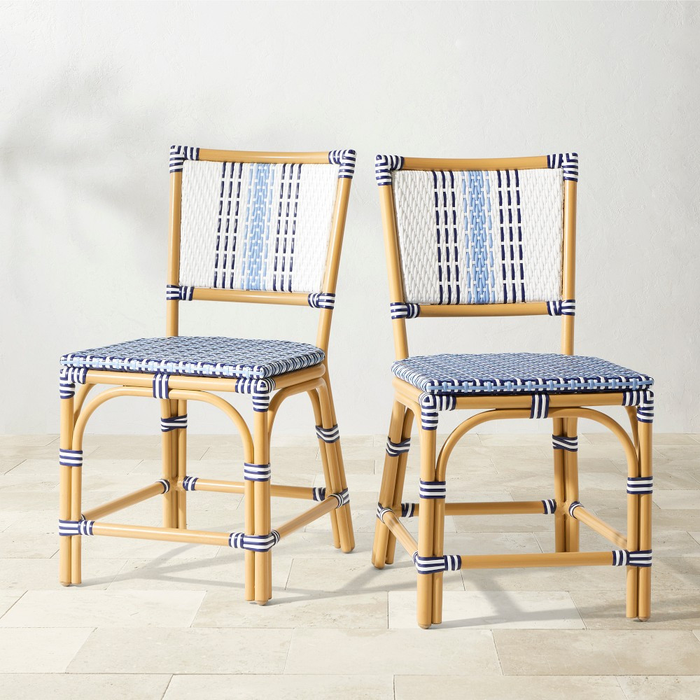 Hill House x Williams Sonoma Home Adelaide Indoor/Outdoor Dining Side Chair | Williams-Sonoma