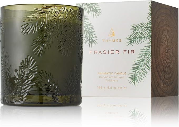 Thymes Green Glass Candle - 6.5 Oz - Frasier Fir | Amazon (US)