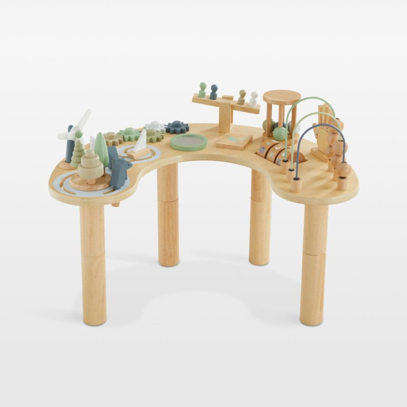 Wonder & Wise by Asweets Wooden Adjustable Toddler Activity Table + Reviews | Crate & Kids | Crate & Barrel