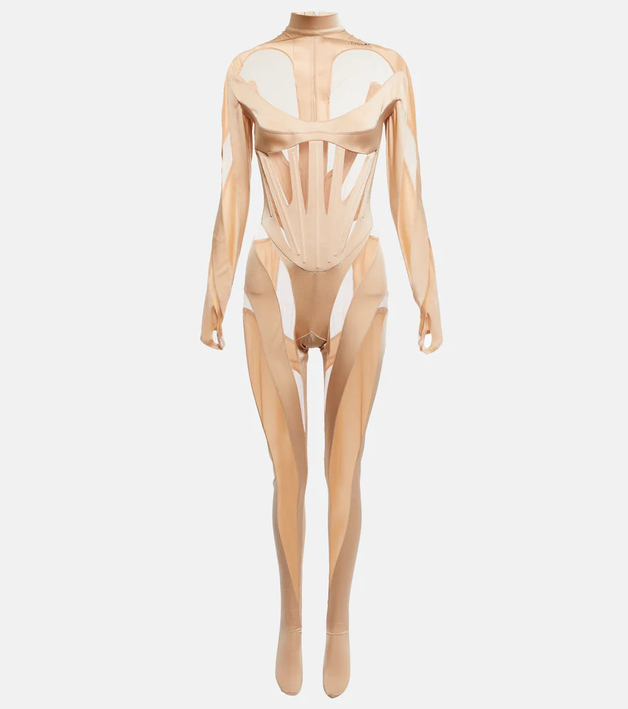 Mugler Paneled jumpsuit | Mytheresa (US/CA)