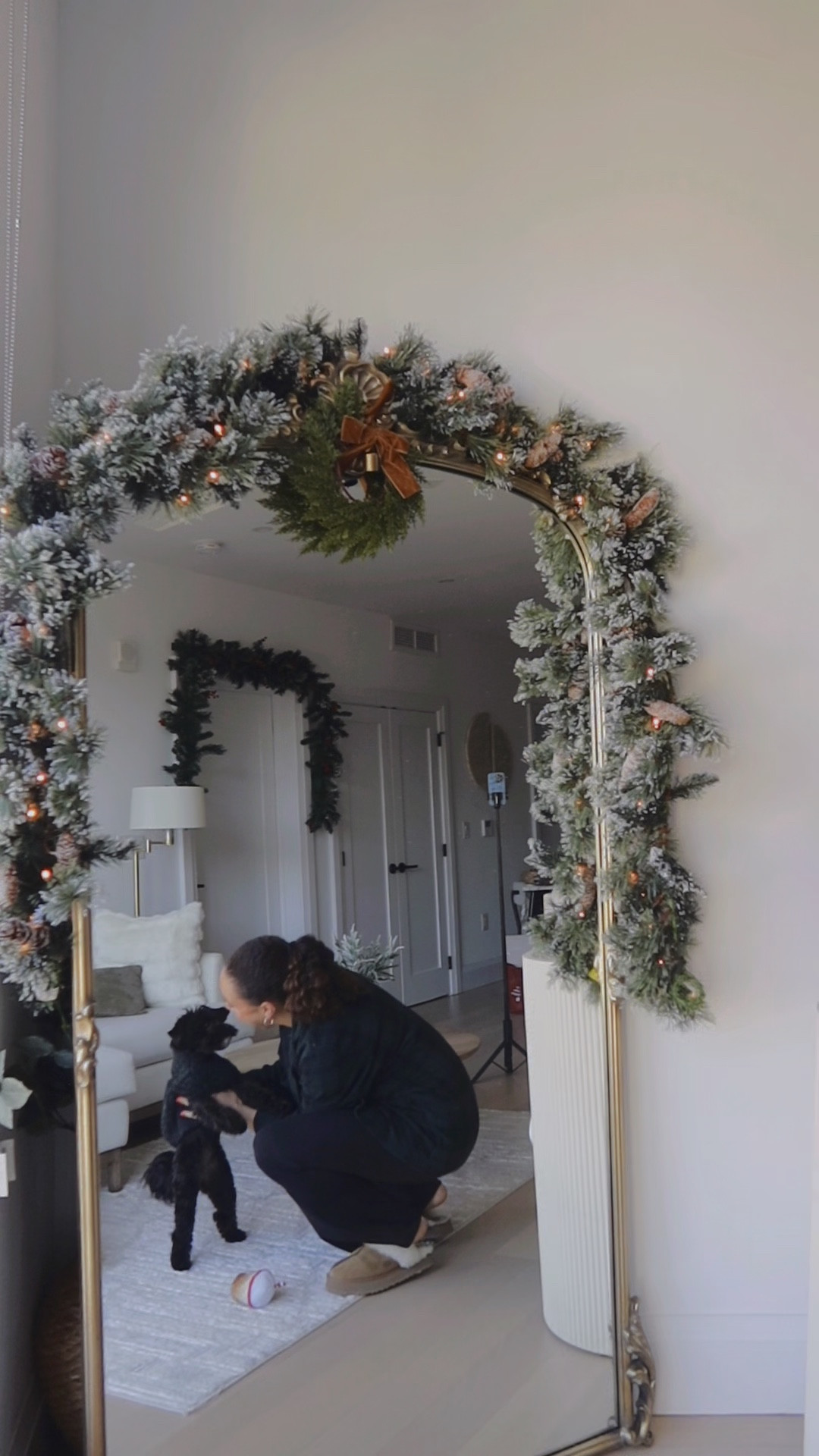 How I decorated my mirror for the holidays!

#LTKSeasonal #LTKHome #LTKHoliday