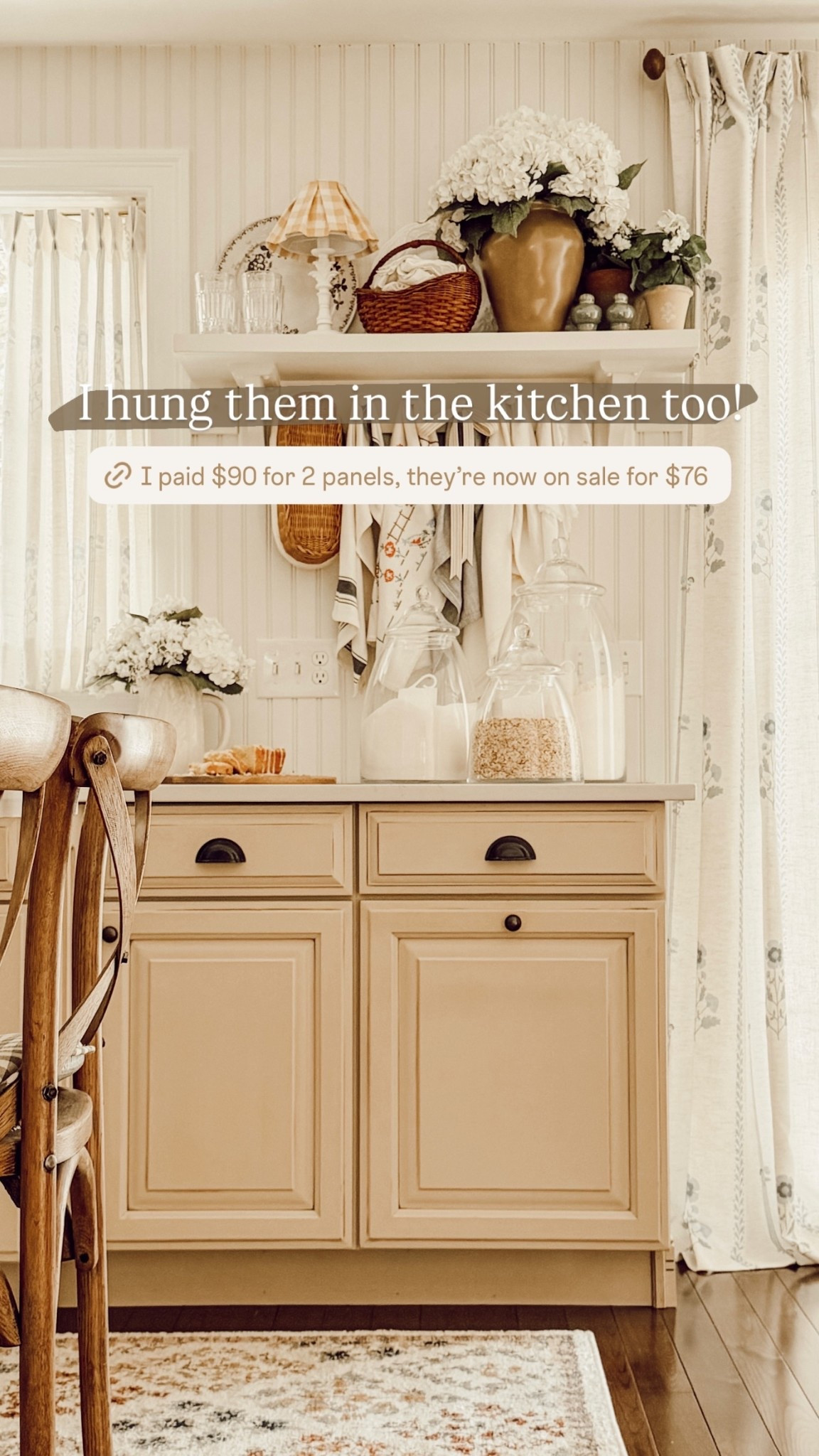 I hung them in the kitchen too!