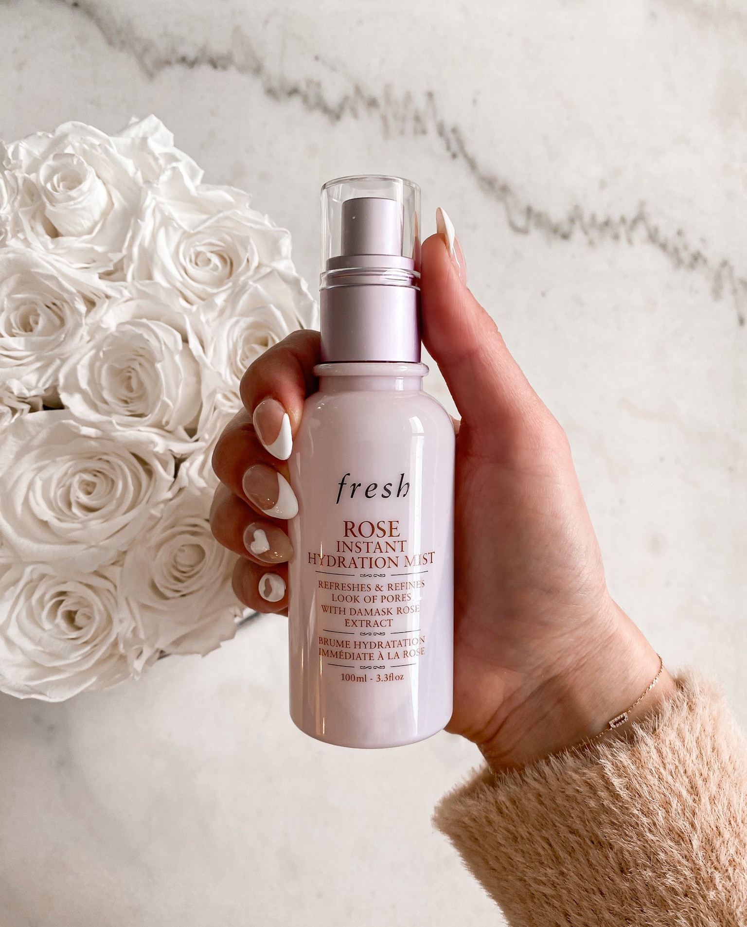 My favorite add on to my skincare this winter season! Keeping my face extra hydrated with this Rose Instant Hydration Mist by #Fresh! 

✨Instantly reduces the look of pores 
✨Soothes and softens skin 
✨Prime, sets & refreshes makeup

Feeling that extra glow lately! 💫

Xx


#LTKbeauty #LTKunder50 #LTKunder100