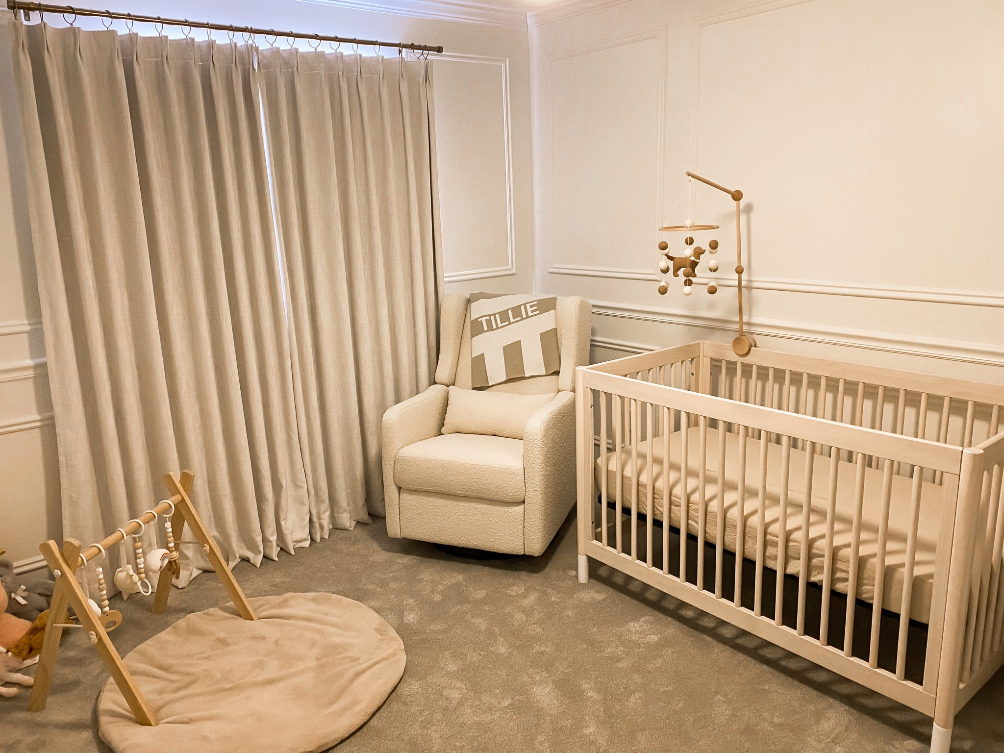 Nursery, Amazon find, baby, carters, baublebar, custom, drapes, babyletto, crib, recliner

#LTKhome #LTKFind #LTKbaby