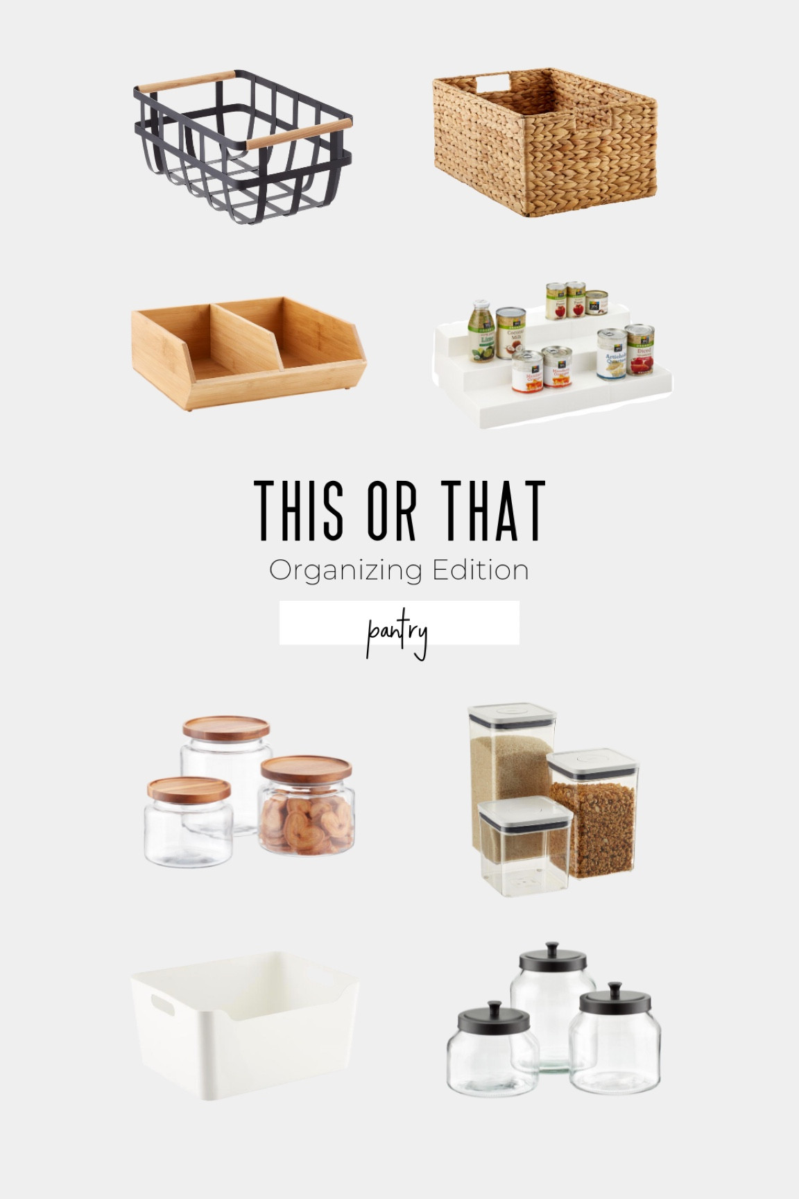 Some pantry basics you can organize with today! 

#LTKFind #LTKhome