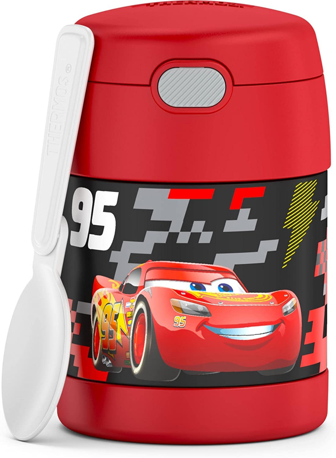 THERMOS FUNTAINER 10 Ounce Stainless Steel Vacuum Insulated Kids Food Jar with Spoon, Cars | Amazon (CA)