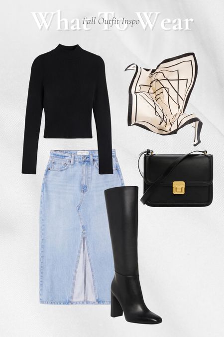 I’m obsessed with this classic look for fall 😍🖤 keep it simple with these fall staples and add a pop of interest by incorporating a silk scarf.

#LTKSeasonal #LTKsalealert #LTKunder100