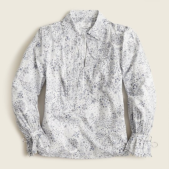 Scalloped top in Liberty® Adelajda stars | J. Crew US