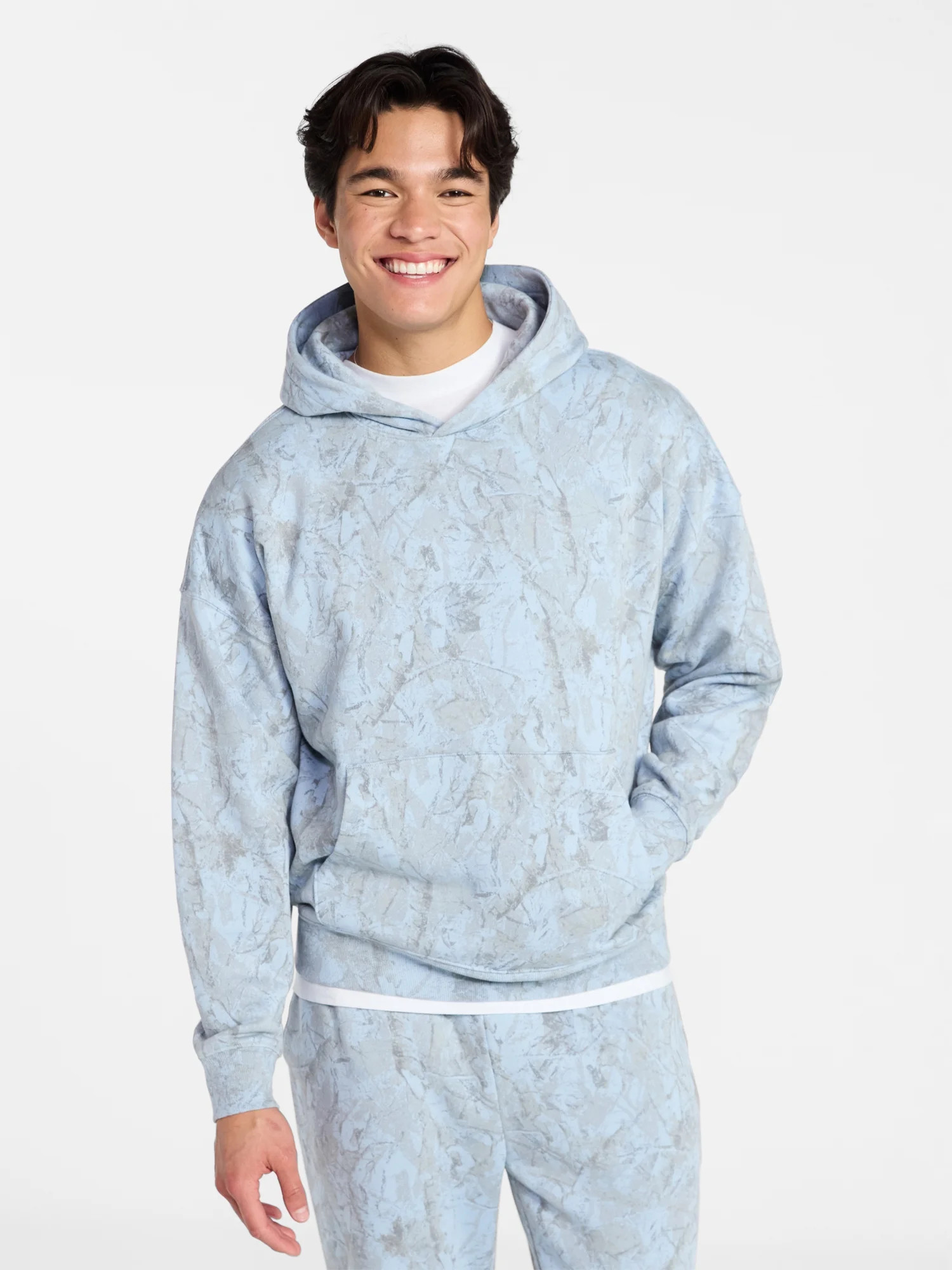 No Boundaries Oversized Hoodie with Long Sleeves, Men's XS-5XL | Walmart (US)