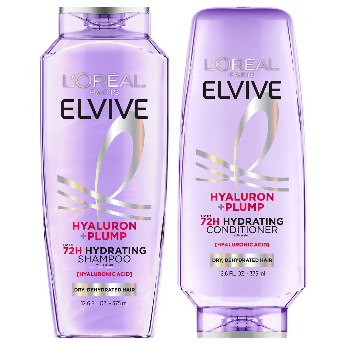 L'Oreal Paris Elvive Hyaluron Plump Shampoo & Conditioner Set - 25.2 fl oz | Target