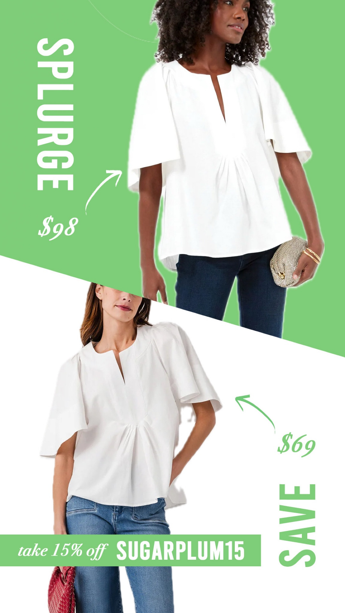 Save vs. Splurge | Hi Sugarplum! #sugarplumstyle #savevssplurge

#LTKSeasonal #LTKOver40 #LTKFindsUnder100