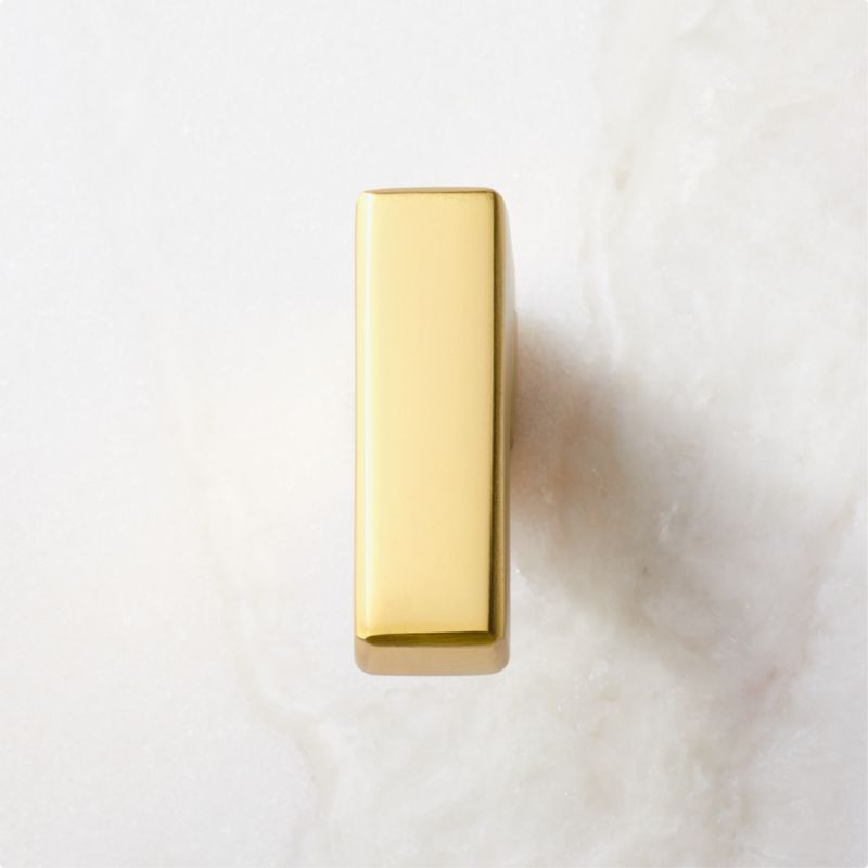 Ophelia Satin Brass Knob | CB2 | CB2