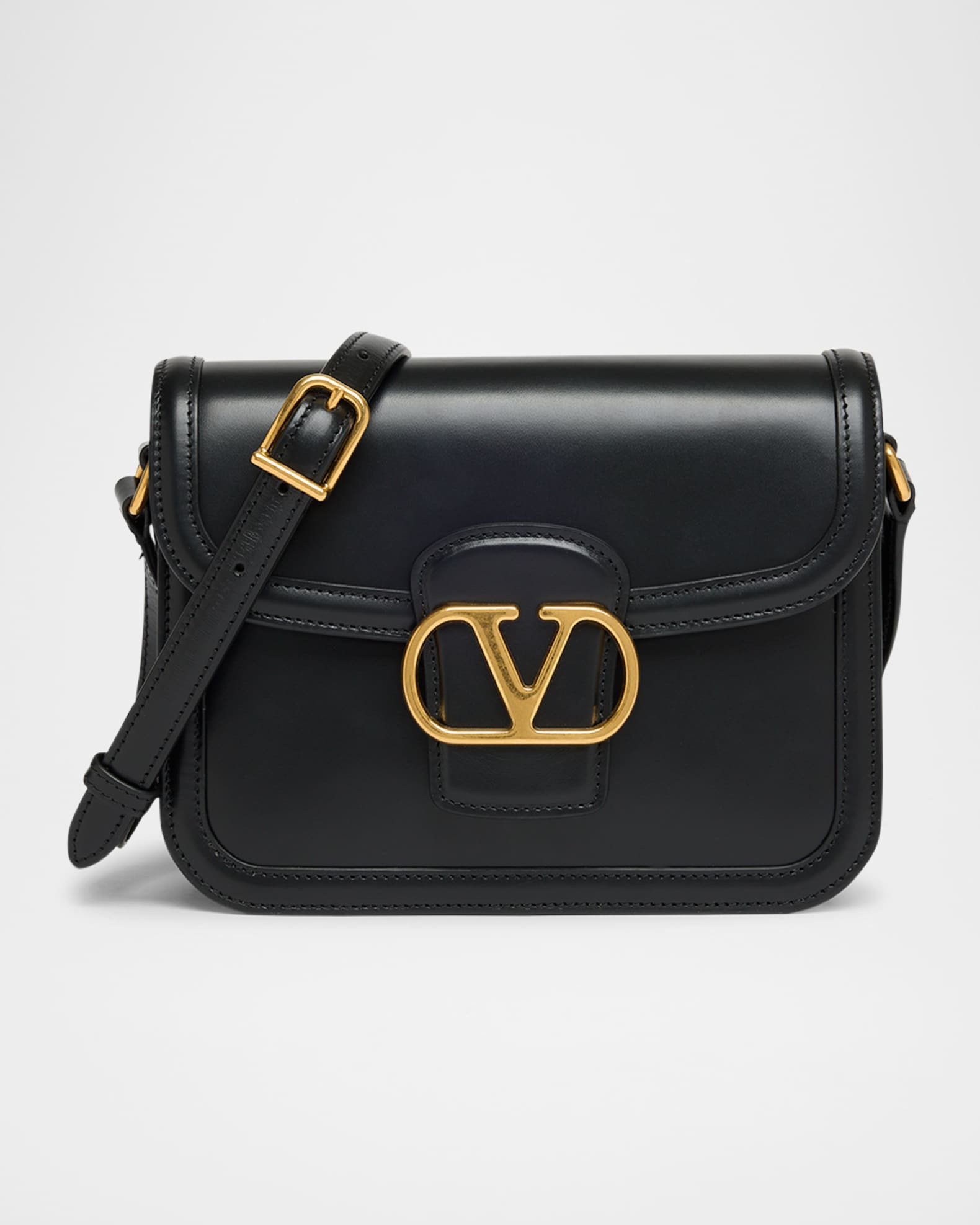 9 to 5 Small Leather Shoulder Bag | Neiman Marcus