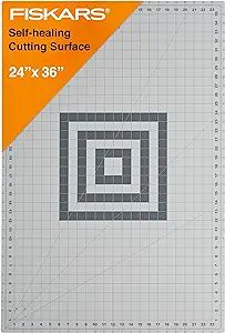 Fiskars Self Healing Cutting Mat with Grid for Sewing, Quilting, and Crafts - 24"x36” Grid - Gr... | Amazon (US)
