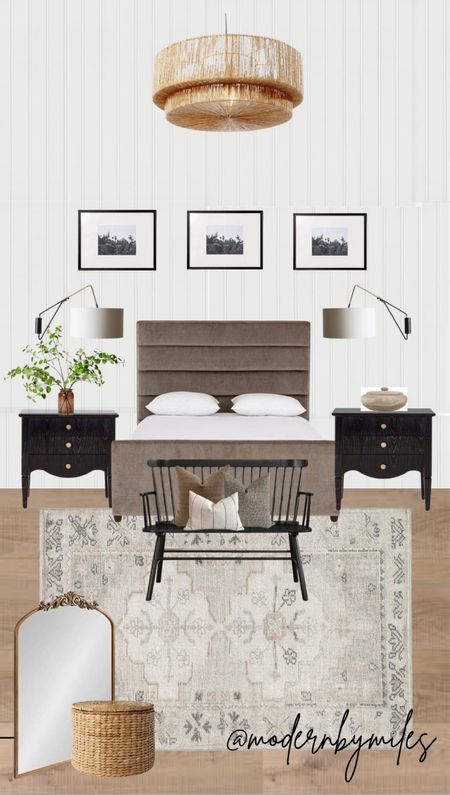 Guest bedroom inspiration 

Bedroom furniture, upholstered bed, cozy bedroom, guest bedroom mood board 

#LTKfamily #LTKhome