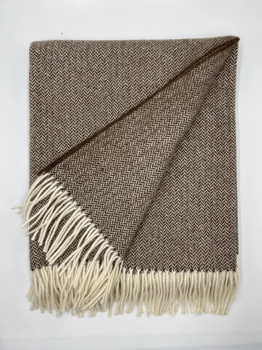 100% Wool Blanket | Undyed Wool Bedspread | Eco Wool Throw | Natural Sheep Wool Blanket | Brown T... | Etsy (Global)