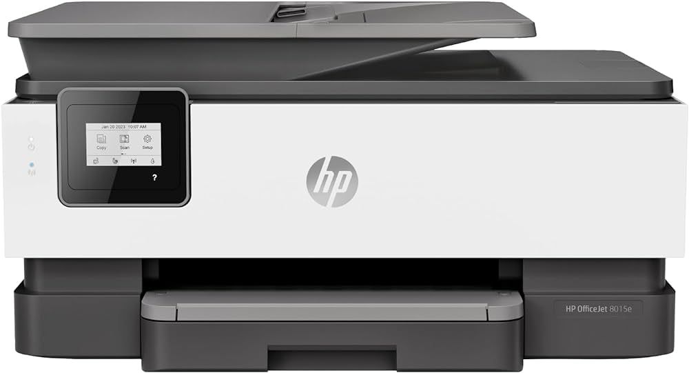 HP OfficeJet 8015e Wireless Color All-in-One Printer with 6 Months Free Ink with HP+(228F5A), Whi... | Amazon (US)