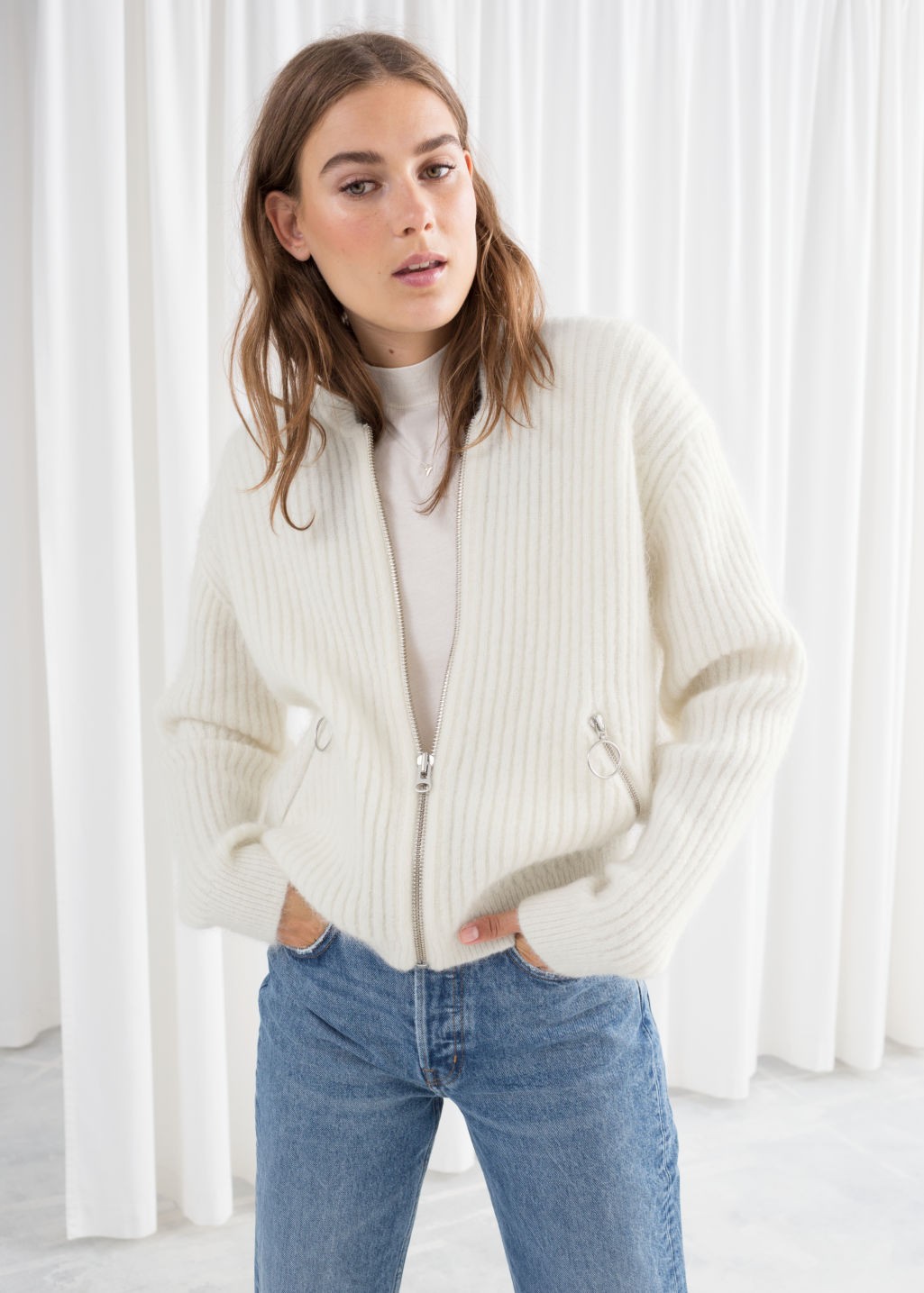 Wool Blend Knit Bomber | & Other Stories (EU + UK)