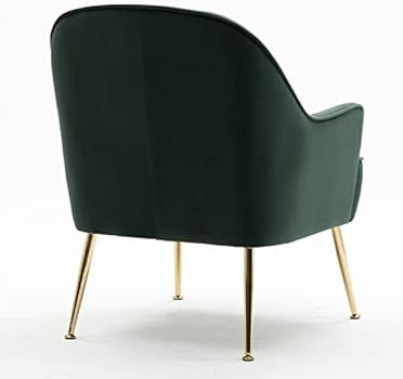 GNIXUU Velvet Accent Chair, Upholstered Living Room Chair, Modern Velvet Single Sofa Chair with G... | Amazon (US)
