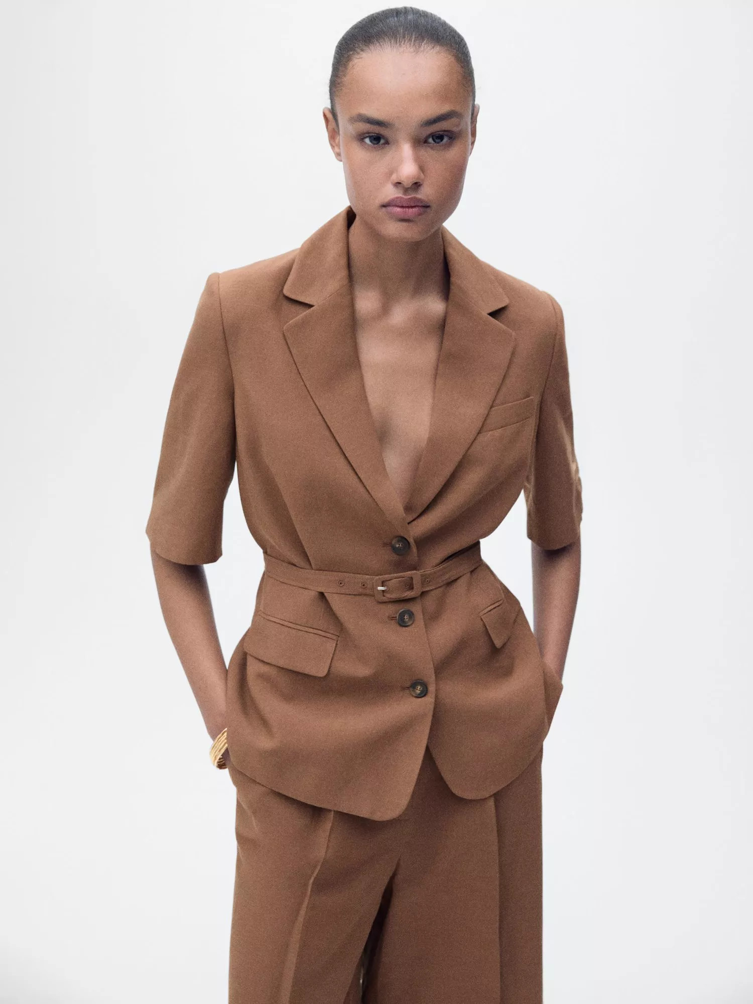 Mango Angelina Linen Blend Blazer | John Lewis (UK)