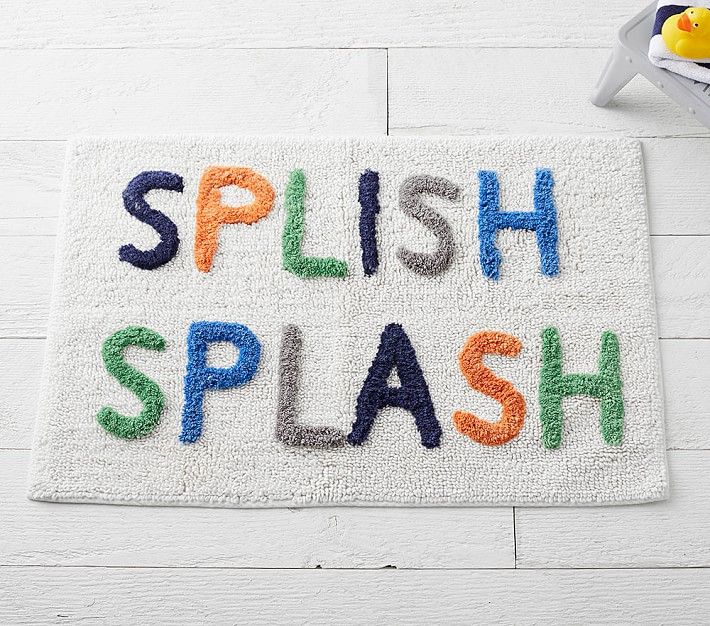 Splish Splash Bath Mat | Pottery Barn Kids