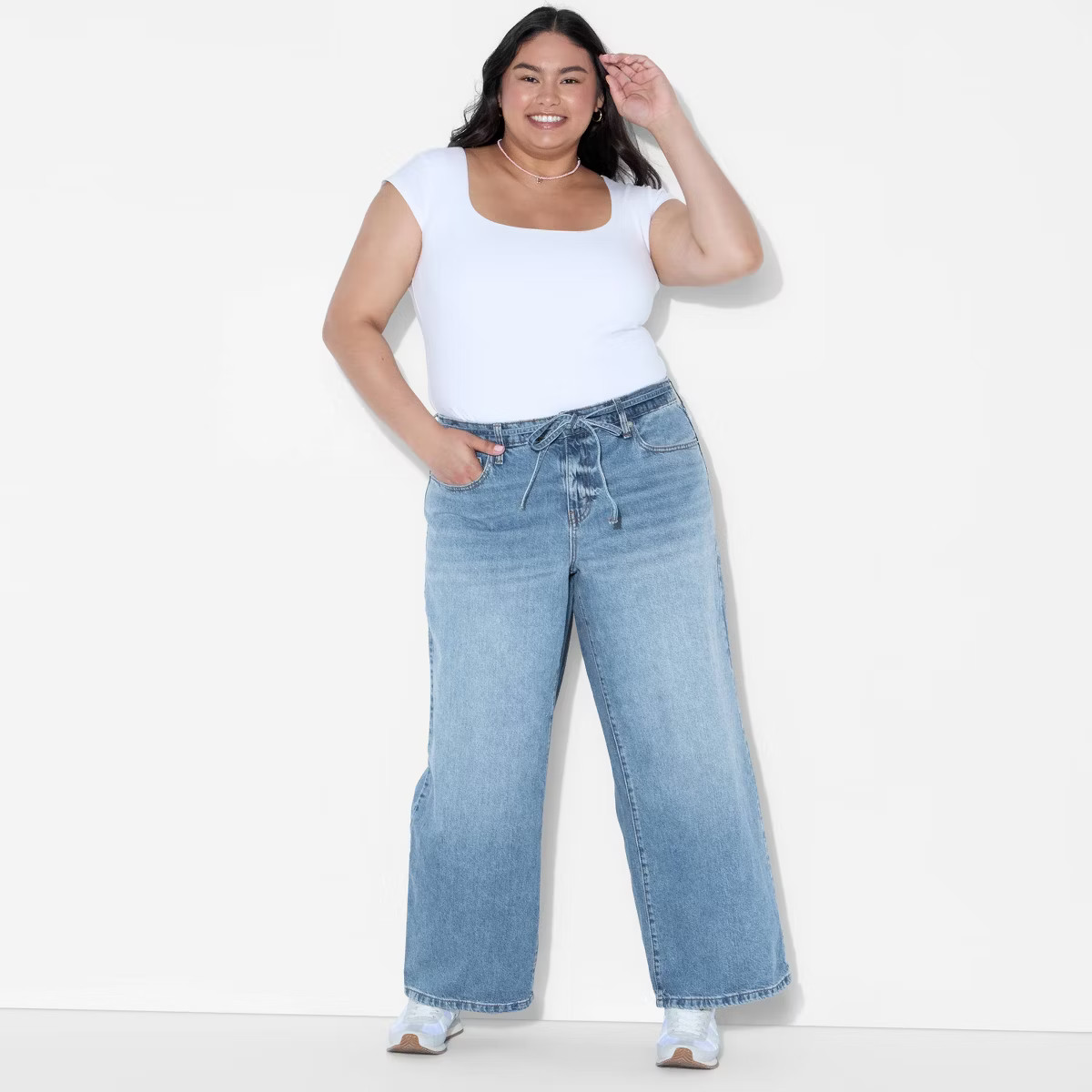 Women's Low-Rise Baggy Jeans - Wild Fable™ | Target